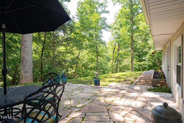 101 Ridgewood Dr, Bristol, TN 37620 - view of patio / terrace featuring outdoor dining area
