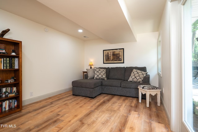 101 Ridgewood Dr, Bristol, TN 37620 - living area featuring light wood finished floors, healthy amount of natural light, and recessed lighting