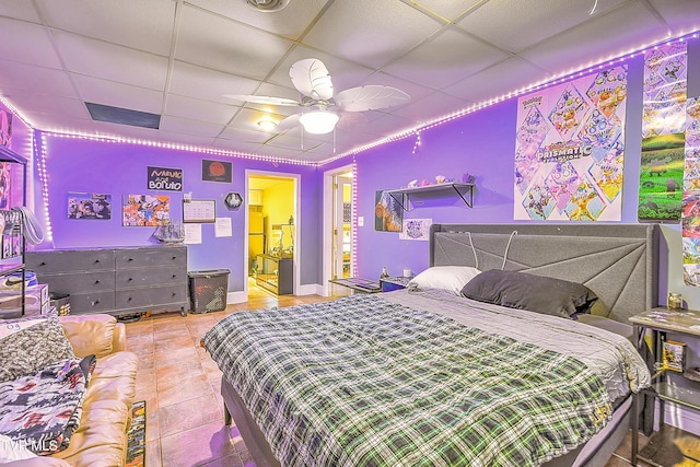22643 Twin Oaks Rd, Abingdon, VA 24211 - bedroom featuring a paneled ceiling