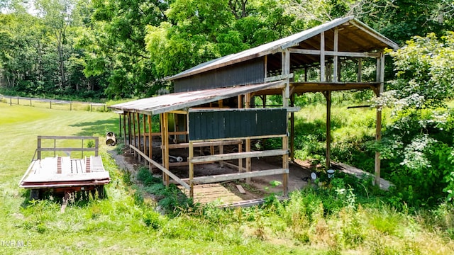 22643 Twin Oaks Rd, Abingdon, VA 24211 - rear view of house featuring an outdoor structure