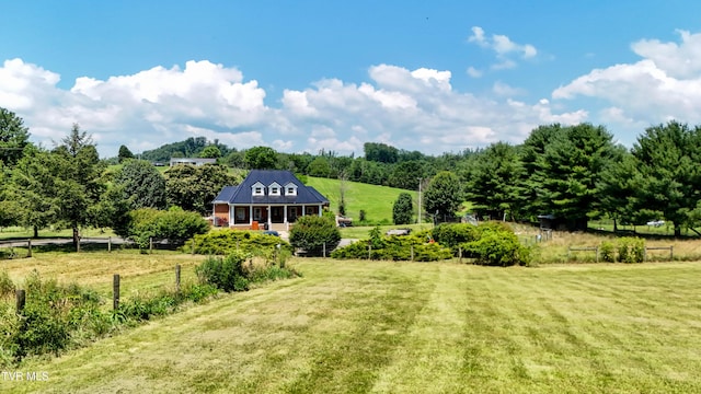 22643 Twin Oaks Rd, Abingdon, VA 24211 - view of yard featuring a view of rural / pastoral area