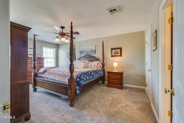 5116 Waterford Dr, Kingsport, TN 37664 - carpeted bedroom with baseboards and ceiling fan