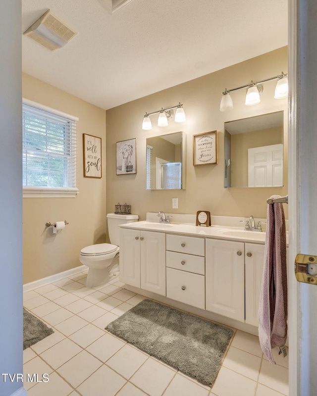 5116 Waterford Dr, Kingsport, TN 37664 - bathroom featuring double vanity and tile patterned floors