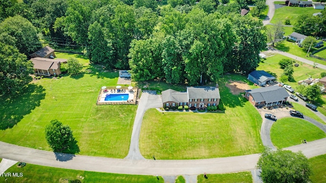 5116 Waterford Dr, Kingsport, TN 37664 - drone / aerial view of a pool area