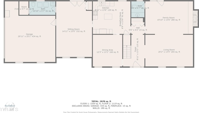 5116 Waterford Dr, Kingsport, TN 37664 - view of home floor plan