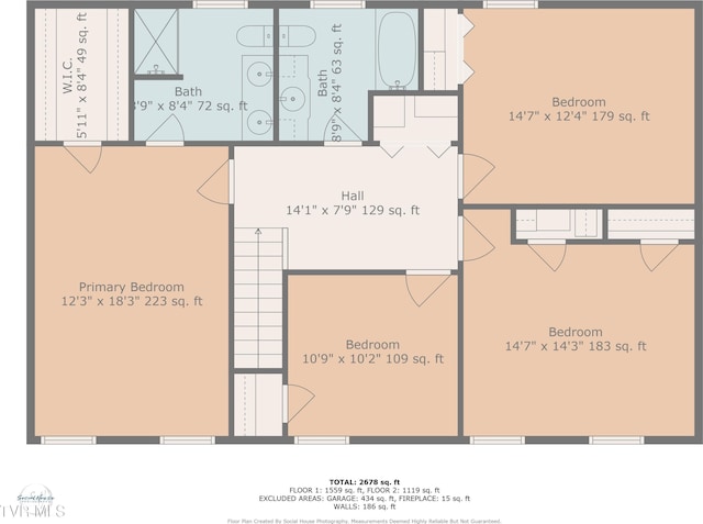 5116 Waterford Dr, Kingsport, TN 37664 - view of room layout