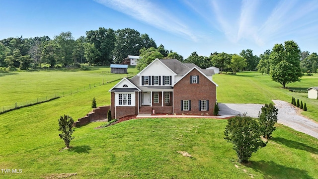 1251 Harmony Rd, Jonesborough, TN 37659 - traditional-style house with brick siding and driveway