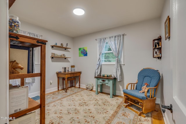 210 Anderson Rd, Johnson City, TN 37601 - sitting room with wood finished floors and baseboards