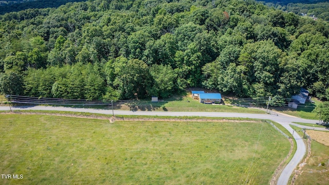 210 Anderson Rd, Johnson City, TN 37601 - bird's eye view of a heavily wooded area