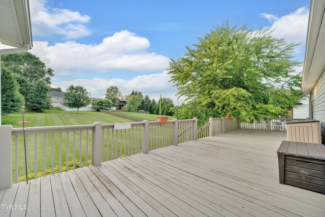 114 Wiltshire Dr, Gray, TN 37615 - wooden terrace with a yard