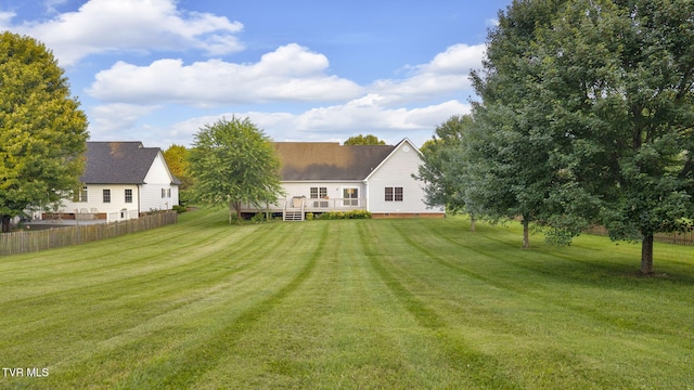 114 Wiltshire Dr, Gray, TN 37615 - back of house with a wooden deck and roof with shingles