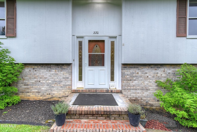 220 Tallman Dr, Blountville, TN 37617 - view of exterior entry with brick siding