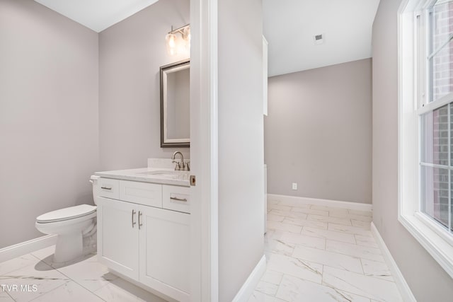 187 Tanners Cv, Johnson City, TN 37615 - bathroom featuring marble finish flooring and vanity
