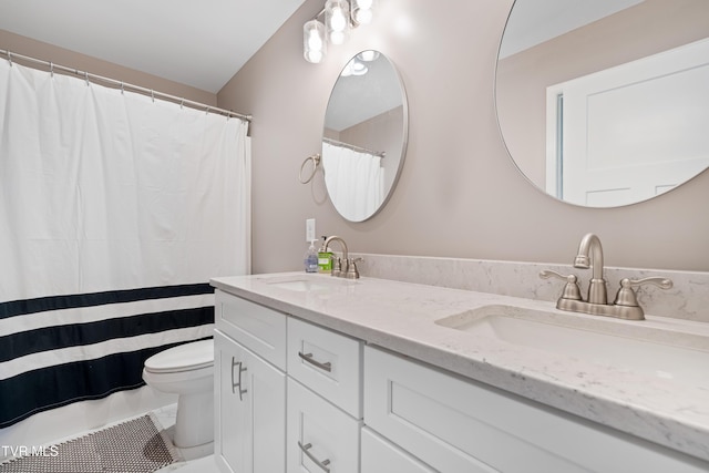 187 Tanners Cv, Johnson City, TN 37615 - full bath with double vanity and a shower with curtain
