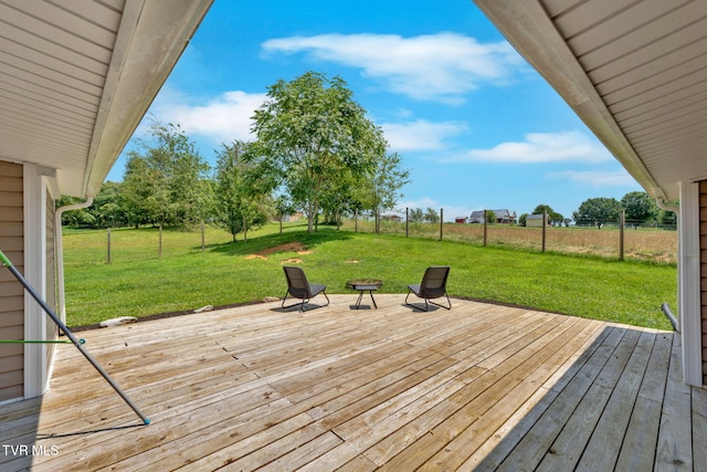 104 Kincheloe Rd, Fall Branch, TN 37656 - view of wooden terrace