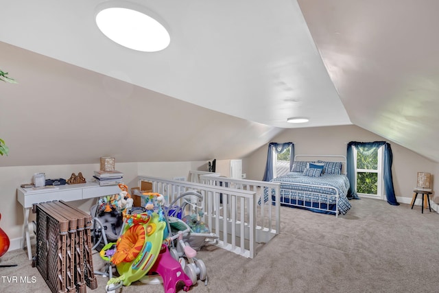 104 Kincheloe Rd, Fall Branch, TN 37656 - carpeted bedroom with vaulted ceiling
