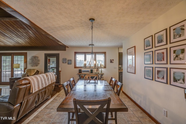 400 Heatherview Ct, Kingsport, TN 37663 - dining room with a chandelier and stone tile floors