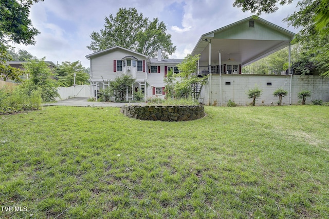 1710 Sundale Rd, Johnson City, TN 37604 - view of yard with stairway and a gate