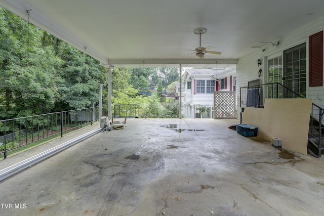 1710 Sundale Rd, Johnson City, TN 37604 - view of patio / terrace featuring a ceiling fan