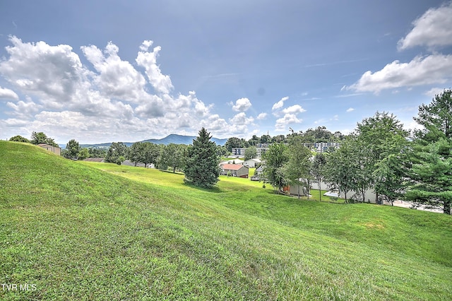 929 Cornerstone Ct, Kingsport, TN 37660 - view of grassy yard with a mountain view