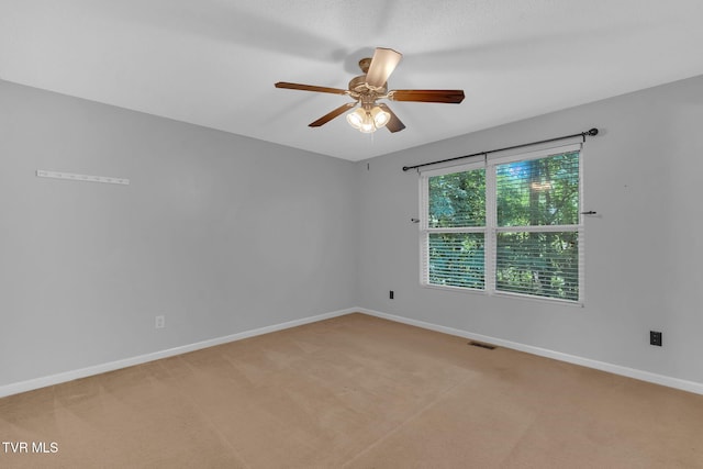 46 Taylor Ridge Ct, Johnson City, TN 37601 - spare room with ceiling fan and light carpet