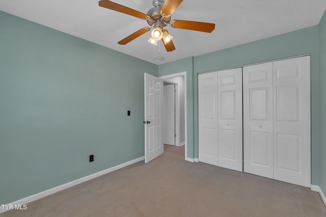 46 Taylor Ridge Ct, Johnson City, TN 37601 - unfurnished bedroom with carpet flooring, a closet, and ceiling fan