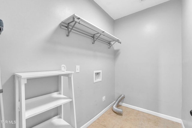 46 Taylor Ridge Ct, Johnson City, TN 37601 - washroom with hookup for a washing machine and tile patterned flooring