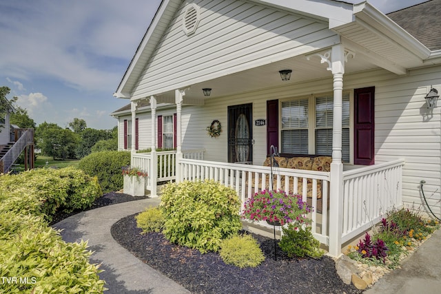 2146 Buttercup Ln, Limestone, TN 37681 - view of front facade featuring a porch