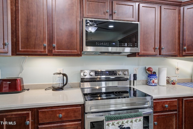 2146 Buttercup Ln, Limestone, TN 37681 - kitchen featuring appliances with stainless steel finishes and light countertops