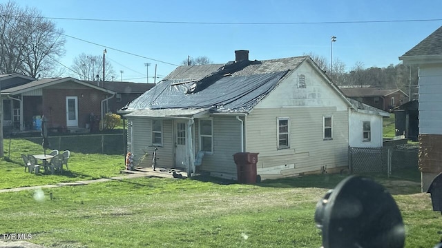 107 Bettie St, Johnson City, TN 37601 - back of property featuring a chimney