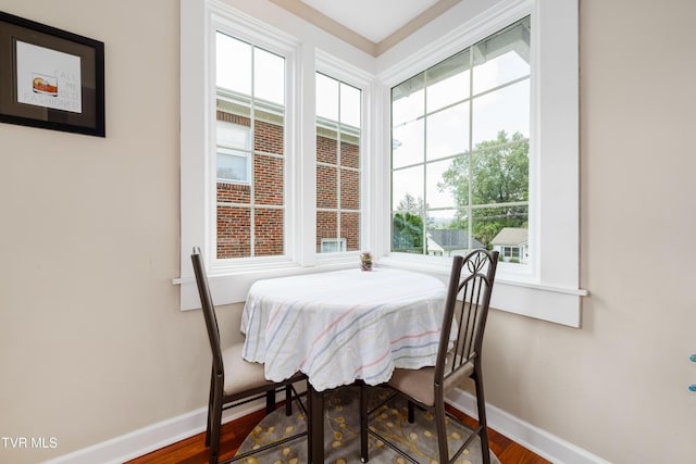 922 W Hillcrest Dr, Johnson City, TN 37604 - dining room with healthy amount of natural light and wood finished floors