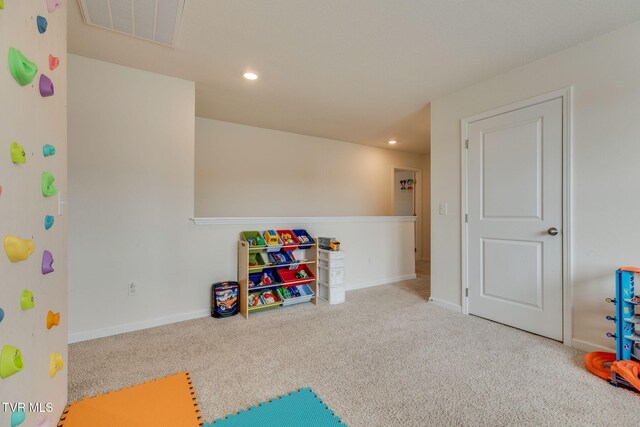 1233 Stamp Lodge Rd, Kingsport, TN 37660 - game room with carpet flooring and recessed lighting
