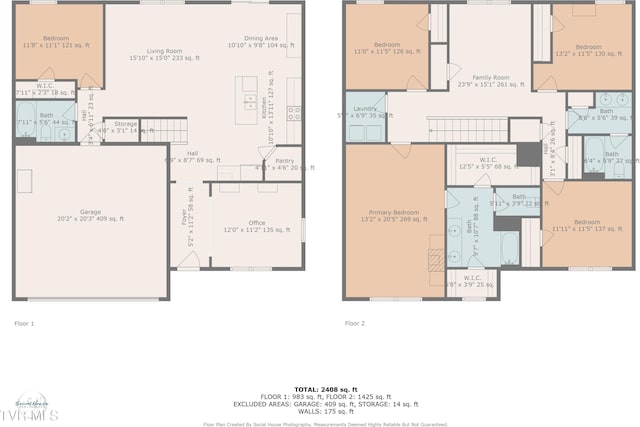1233 Stamp Lodge Rd, Kingsport, TN 37660 - view of floor plan / room layout