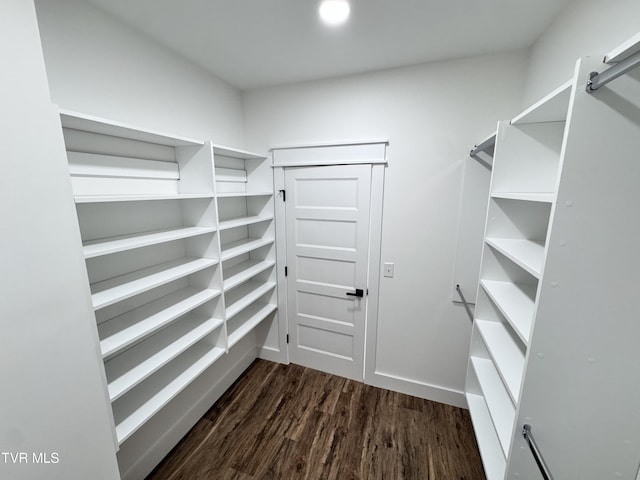 816 Hairetown Rd, Jonesborough, TN 37659 - spacious closet featuring dark wood-style floors