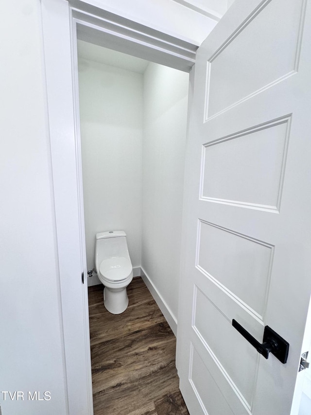 816 Hairetown Rd, Jonesborough, TN 37659 - bathroom with toilet and wood finished floors