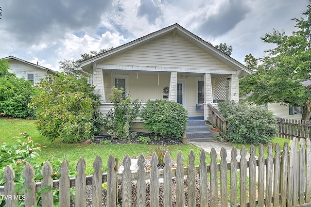 116 Esther St, Bristol, TN 37620 - view of front of property with covered porch