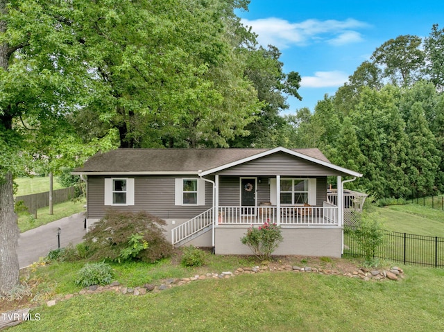 8202 Westland Dr, Knoxville, TN 37919 - view of front of property with a porch and a shingled roof