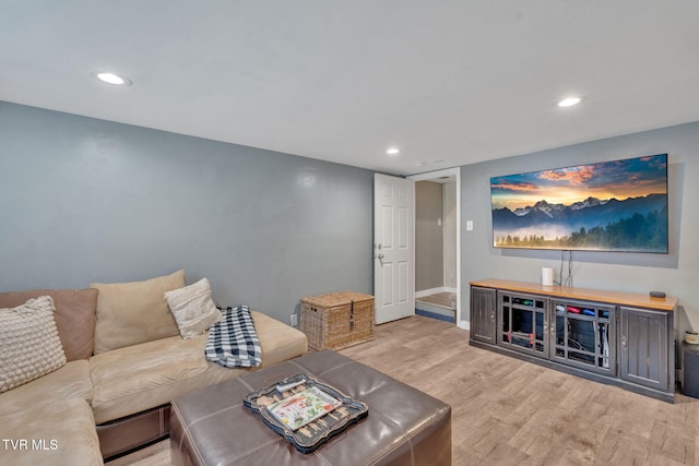 8202 Westland Dr, Knoxville, TN 37919 - living room with wood finished floors and recessed lighting