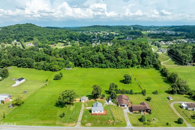 654 W Valley Dr, Kingsport, TN 37664 - aerial view of sparsely populated area