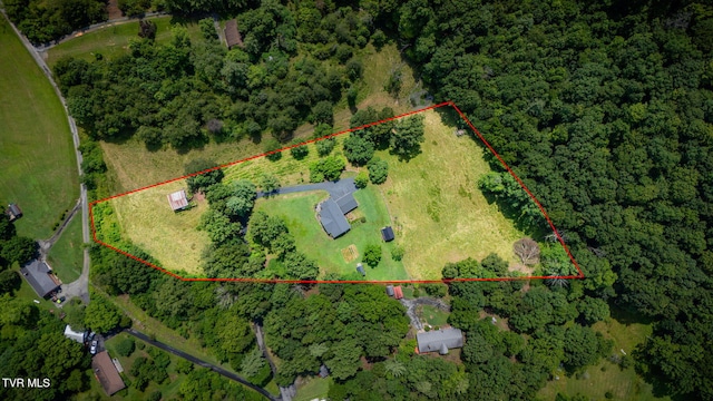 2129 Philon Dr, Kingsport, TN 37660 - aerial view of property's location featuring property parcel outlined