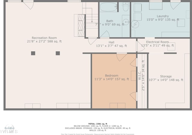 2129 Philon Dr, Kingsport, TN 37660 - view of room layout