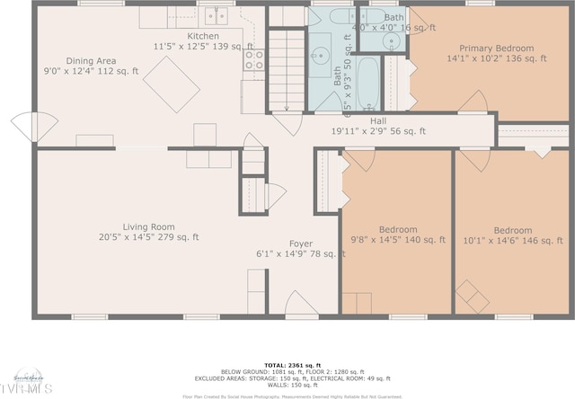 2129 Philon Dr, Kingsport, TN 37660 - view of room layout