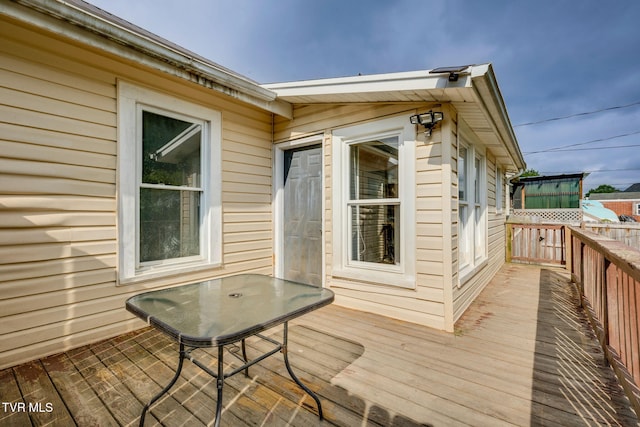 1234 E Center St, Kingsport, TN 37660 - view of wooden deck