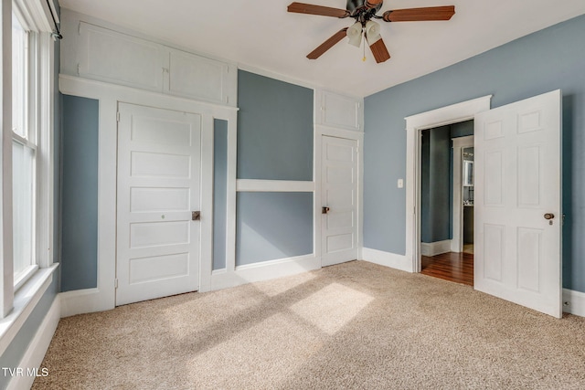1234 E Center St, Kingsport, TN 37660 - unfurnished bedroom featuring carpet and ceiling fan