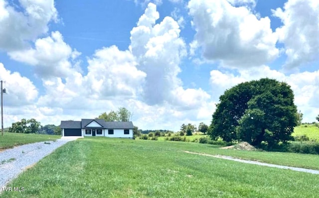 5920 Snapps Ferry Rd, Afton, TN 37616 - single story home featuring driveway, a front lawn, and a garage