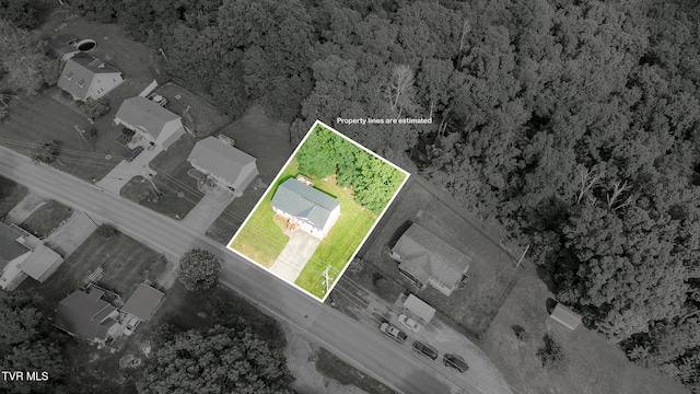 5630 Orebank Rd, Kingsport, TN 37664 - aerial overview of property's location with property parcel outlined