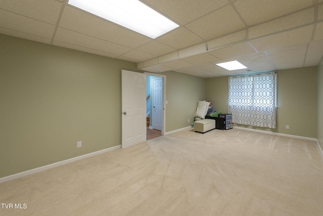 5630 Orebank Rd, Kingsport, TN 37664 - unfurnished room featuring a paneled ceiling and carpet