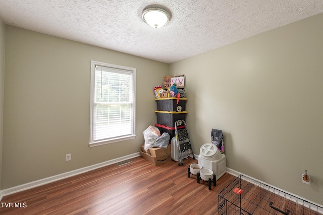 5630 Orebank Rd, Kingsport, TN 37664 - misc room featuring wood finished floors and a textured ceiling
