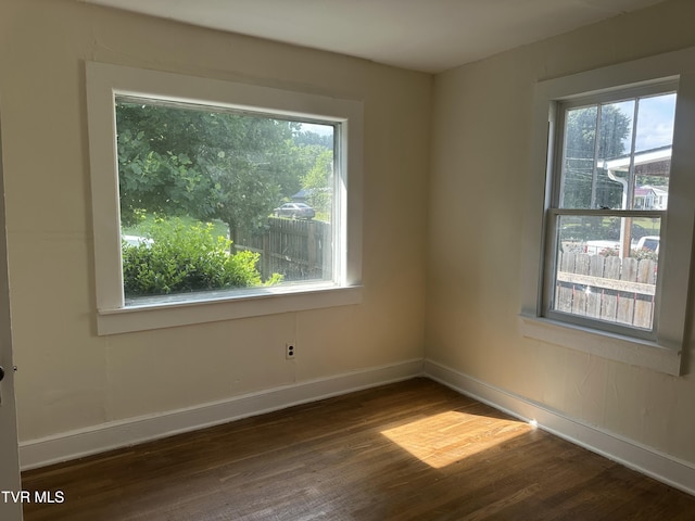 613 Spruce St, Johnson City, TN 37601 - spare room with wood finished floors