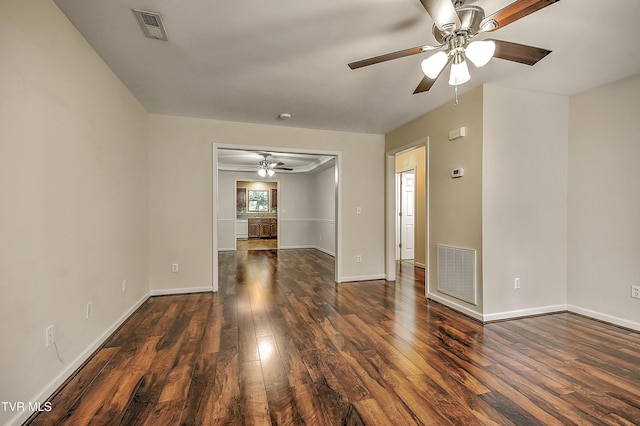 2425 E Lakeview Dr Unit 1, Johnson City, TN 37601 - spare room with wood finished floors and ceiling fan
